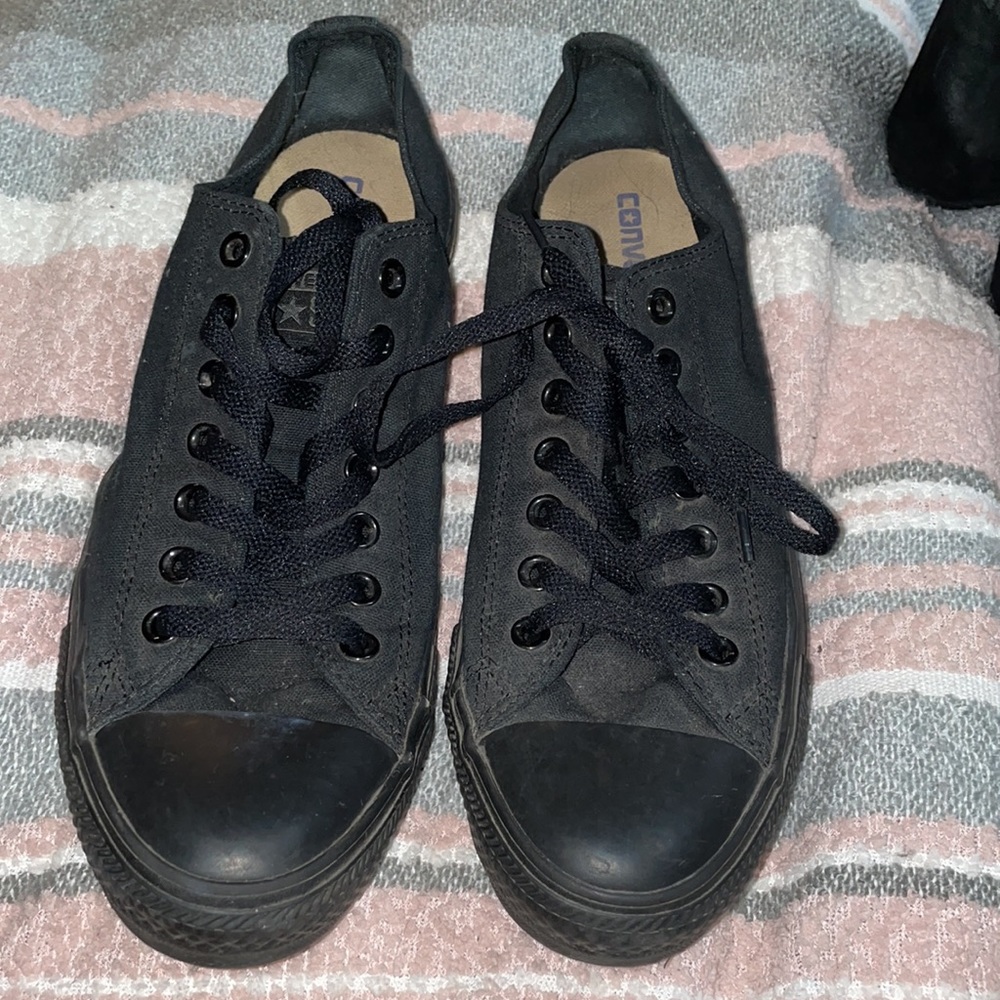 Converse all black mens size 9